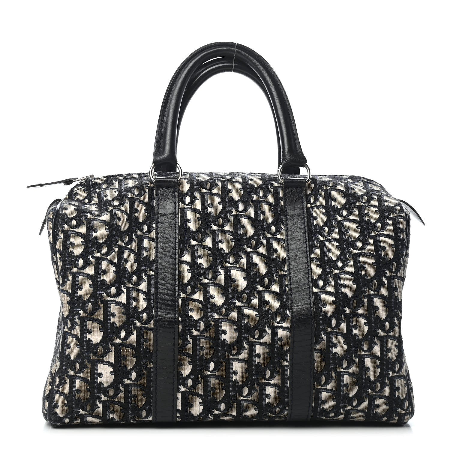Christian Dior Monogram Boston Navy Blue 1 of 8
