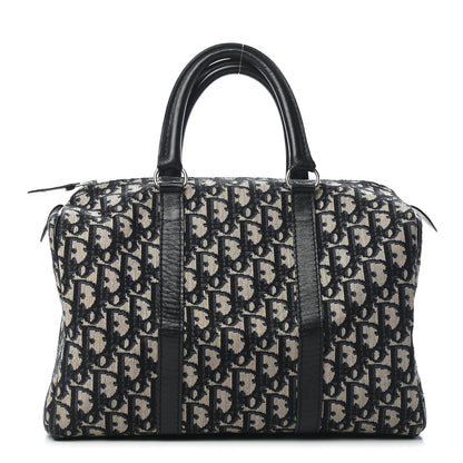 Christian Dior Monogram Boston Navy Blue 1 of 8