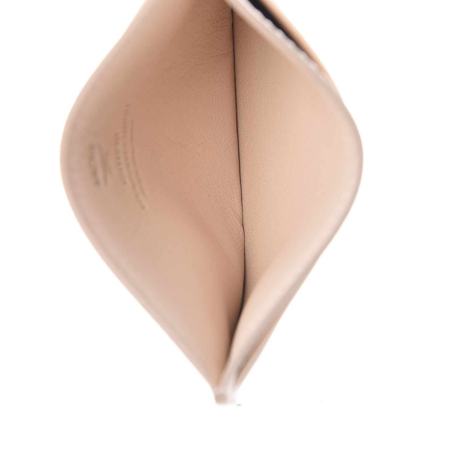 MCM Calfskin Ottomar Monogram Mini Card Case Bisque 5 of 7