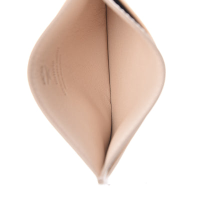 MCM Calfskin Ottomar Monogram Mini Card Case Bisque 5 of 7