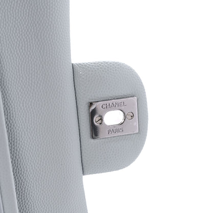 Chanel Caviar Quilted Small Double Flap Light Blue 7 of 11