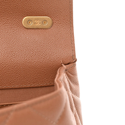 Chanel Caviar Quilted Small Flap Dark Beige 11 of 11