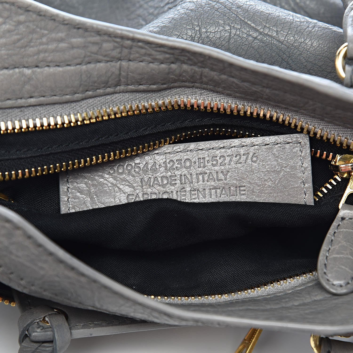 Balenciaga Agneau Giant 12 Gold Hardware Mini City Gris Pyrite 7 of 11