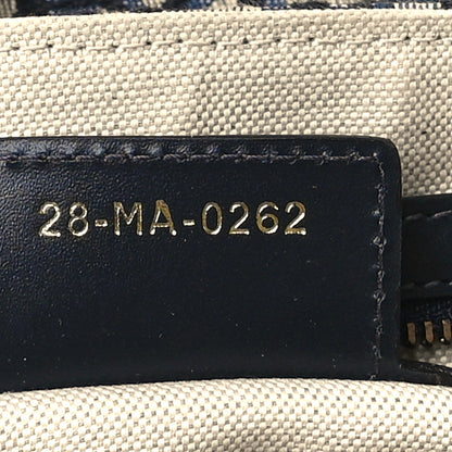 Christian Dior Oblique Saddle Bag With Strap Blue 7 of 8