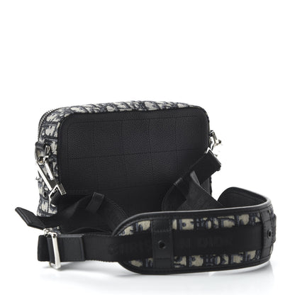 Christian Dior HOMME Oblique Safari Messenger Blue 3 of 10