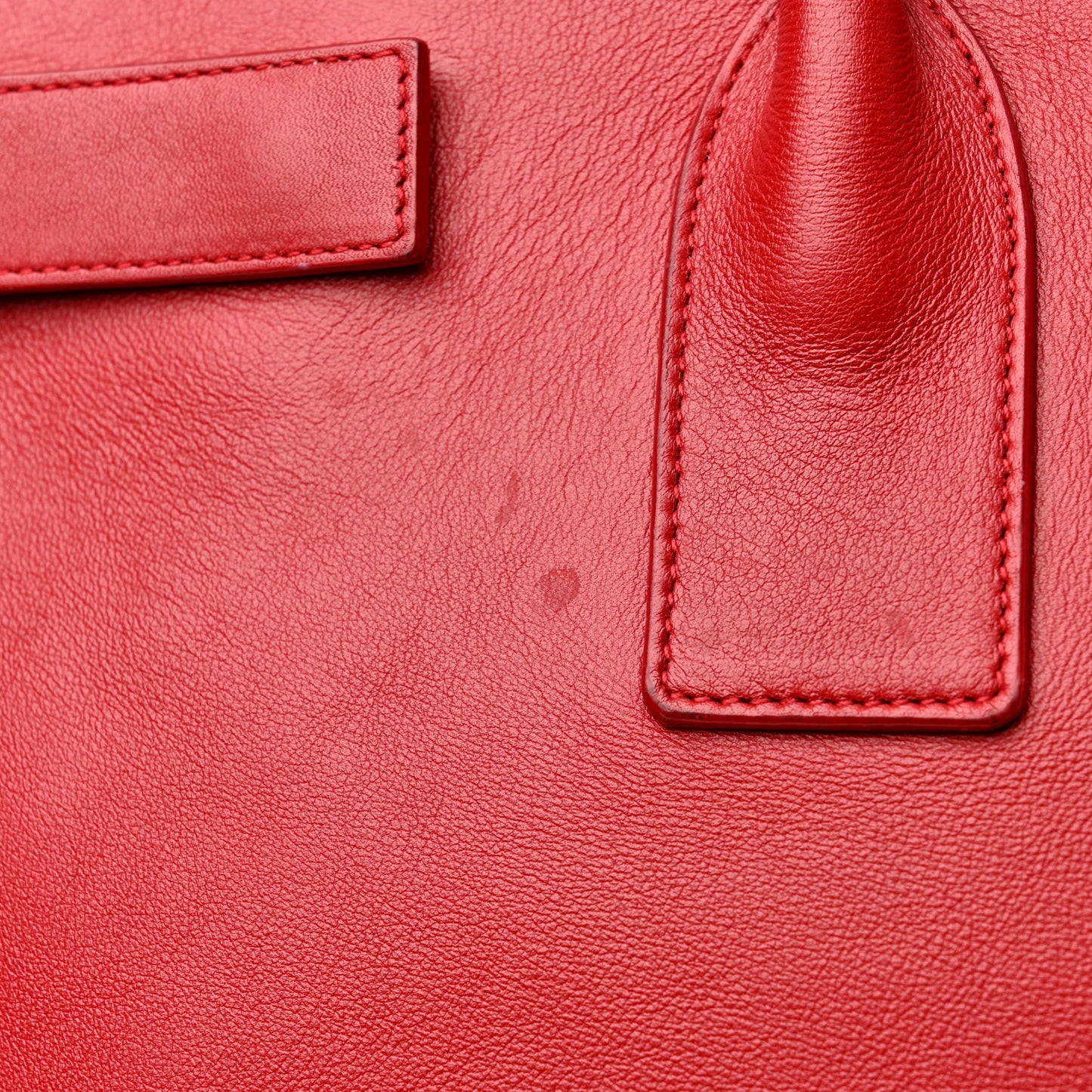 Calfskin Large Sac de Jour Carryall Rouge Orient