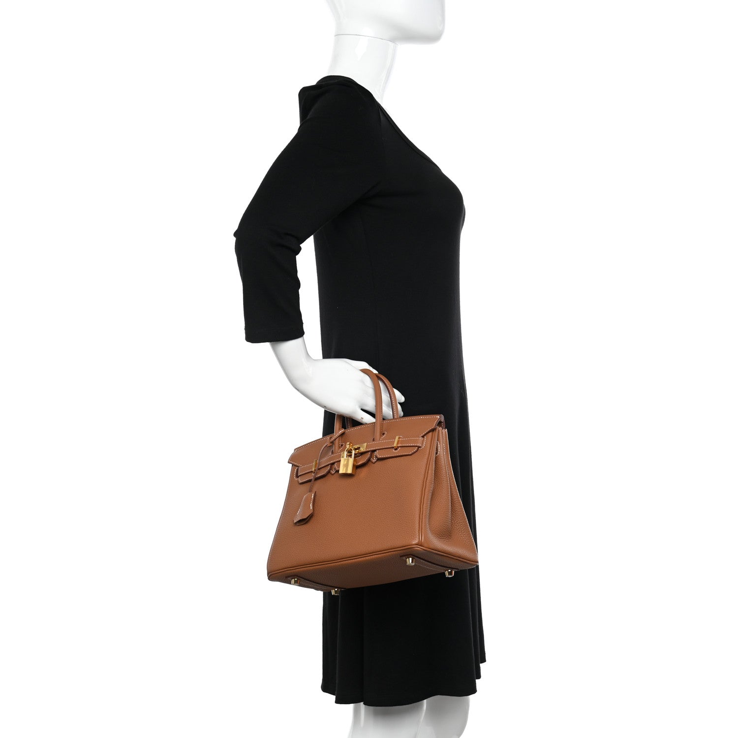 Hermes Togo Birkin 25 Gold 2 of 11