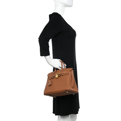 Hermes Togo Birkin 25 Gold 2 of 11