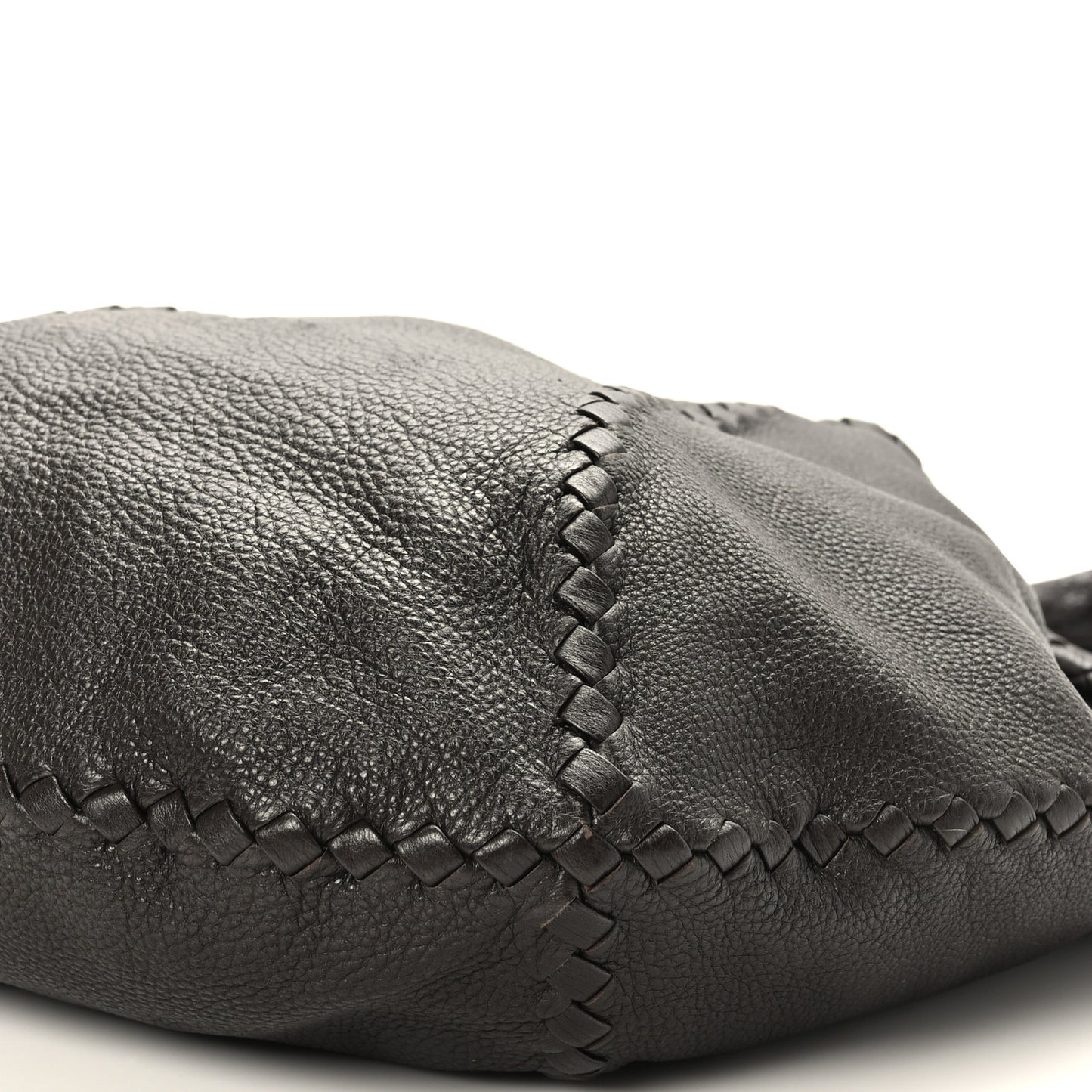 Cervo Deerskin Large Hobo Ebano