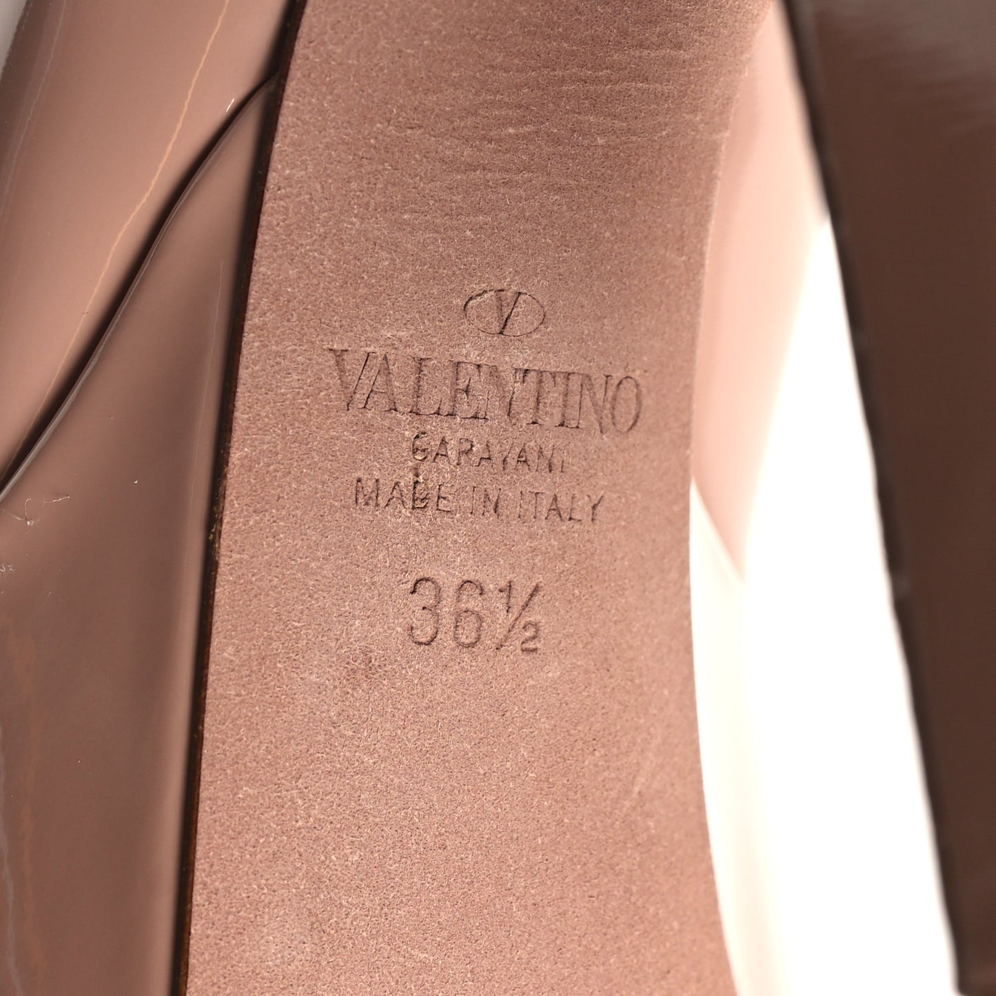 Patent Tan-Go 50/120mm Platform Pumps 36.5 Rose Cannelle