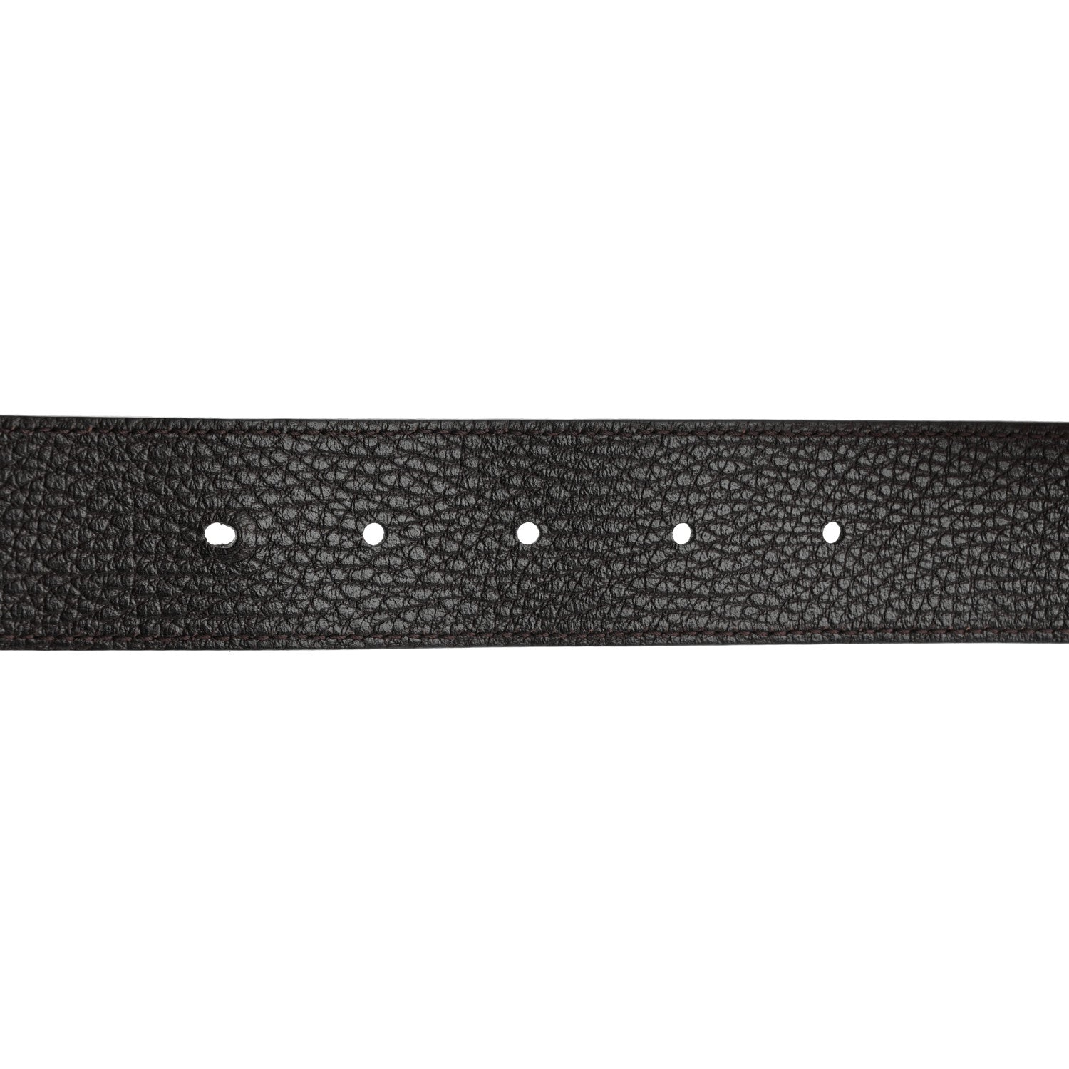 Gucci Calfskin Double G Reversible 37mm Belt 95 38 Black Cocoa 6 of 7