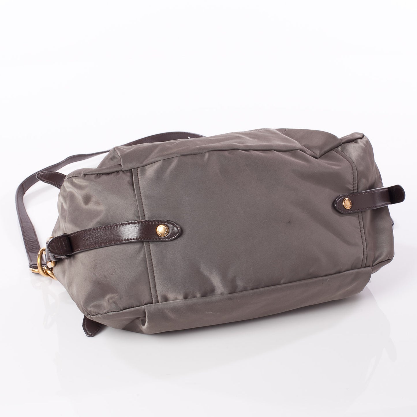 Tessuto Nylon Jacquard Logo Aviator Satchel