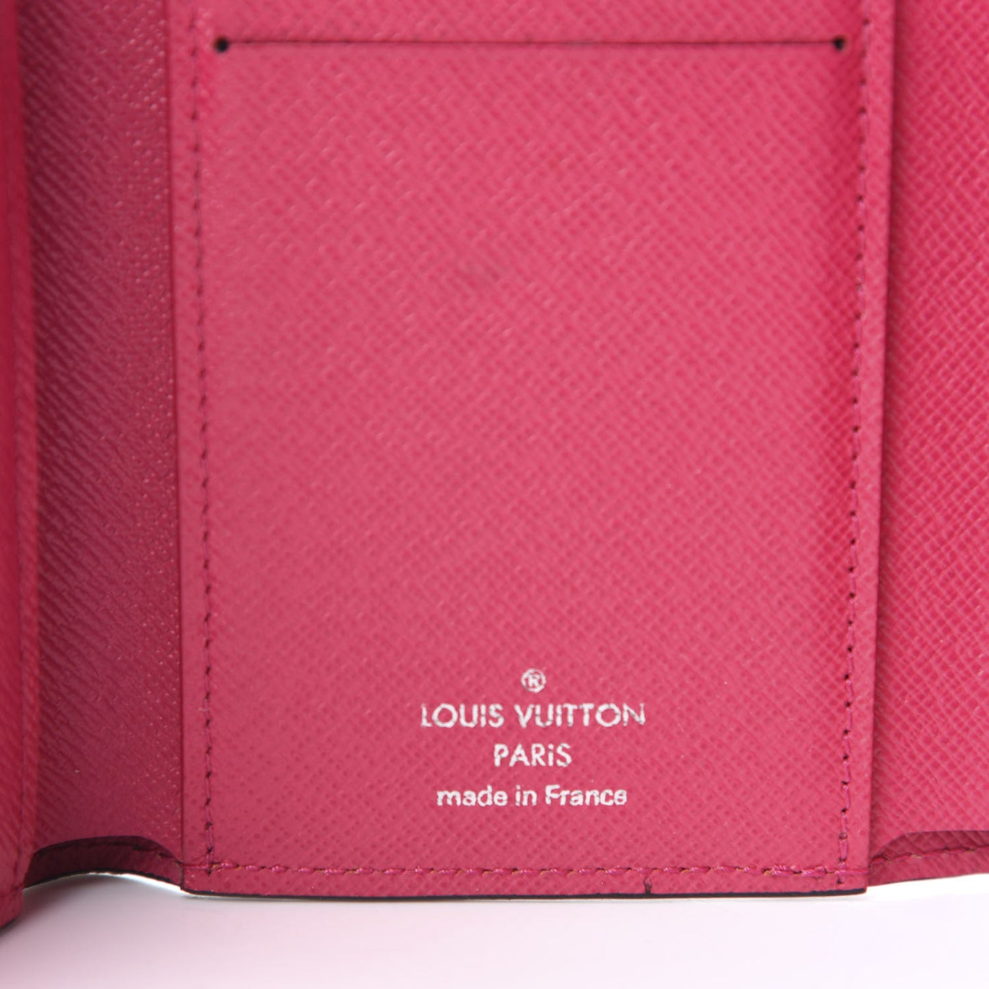 Epi Victorine Wallet Indigo Hot Pink