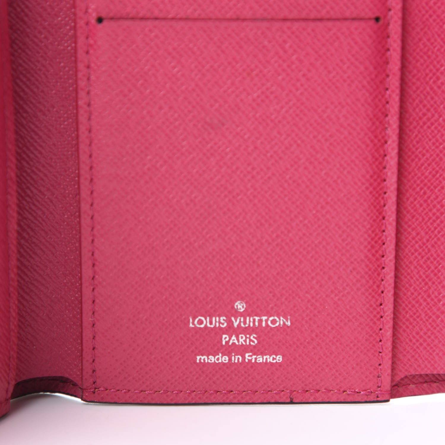 Louis Vuitton Epi Victorine Wallet Indigo Hot Pink 6 of 7