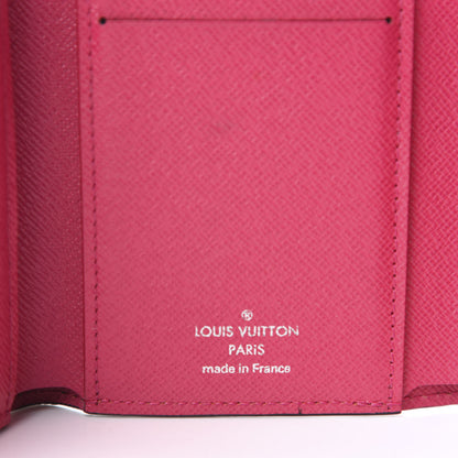 Louis Vuitton Epi Victorine Wallet Indigo Hot Pink 6 of 7