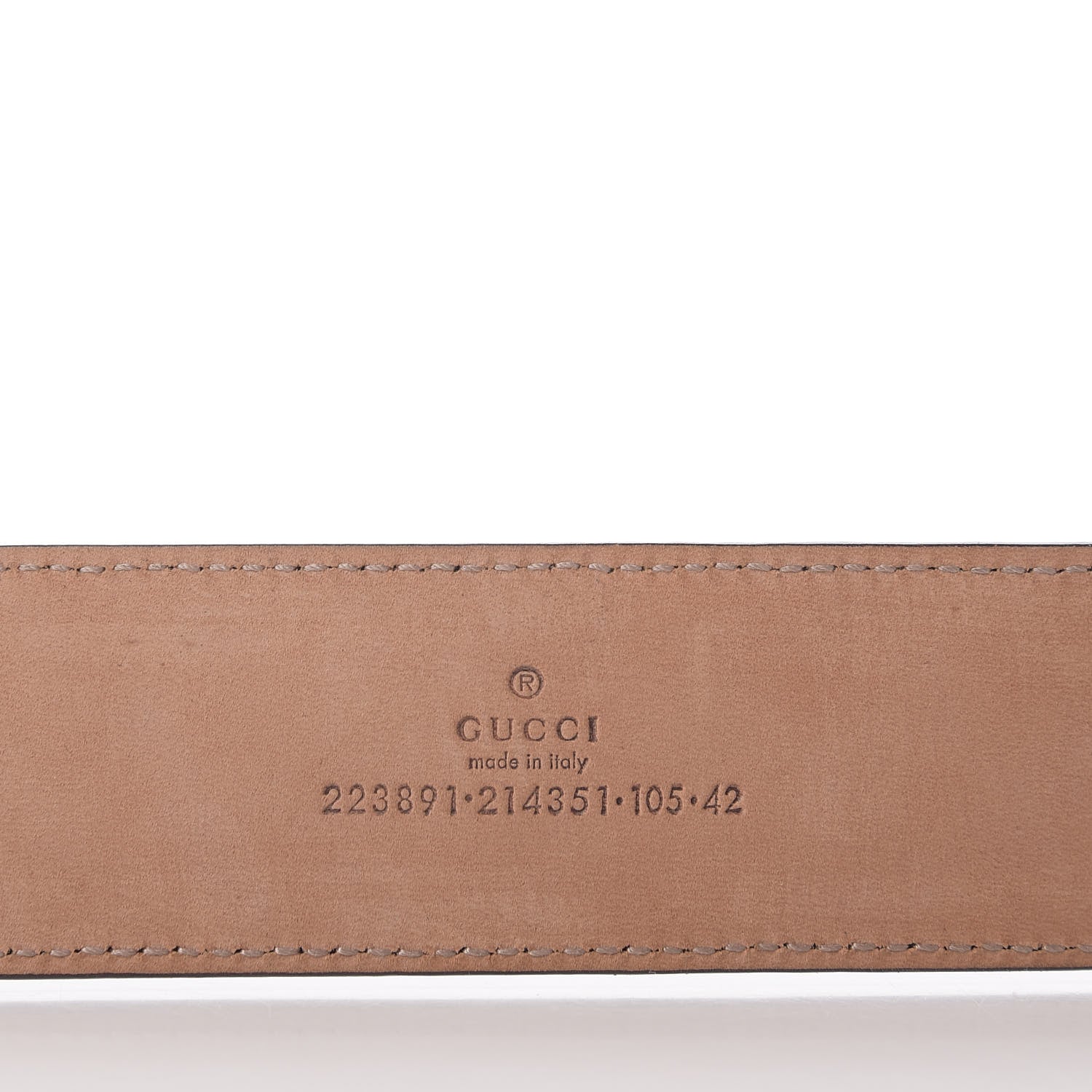 Gucci Imprime Monogram Interlocking G Belt 105 42 Black 4 of 6