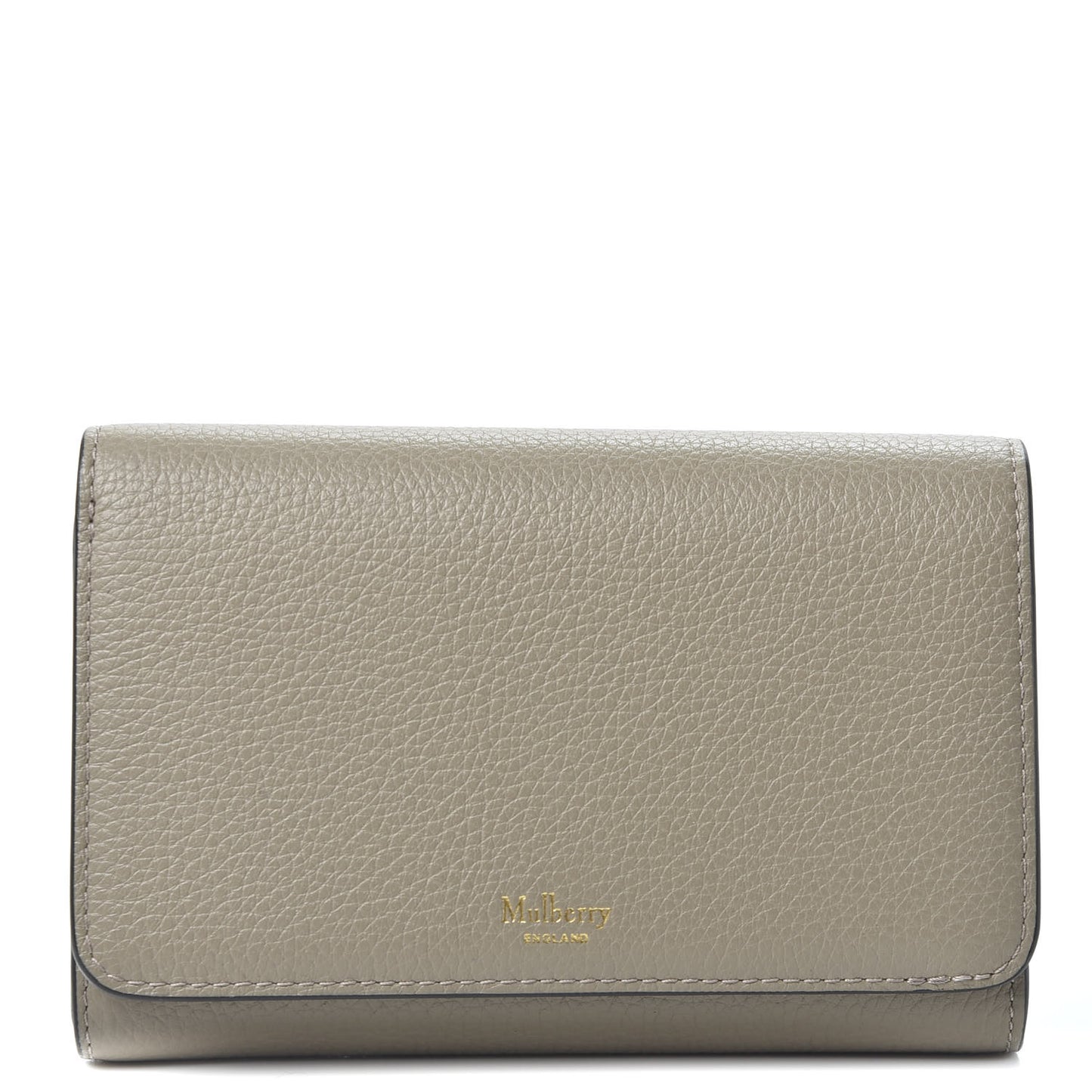 Small Classic Grain Medium Continental French Wallet Solid Grey