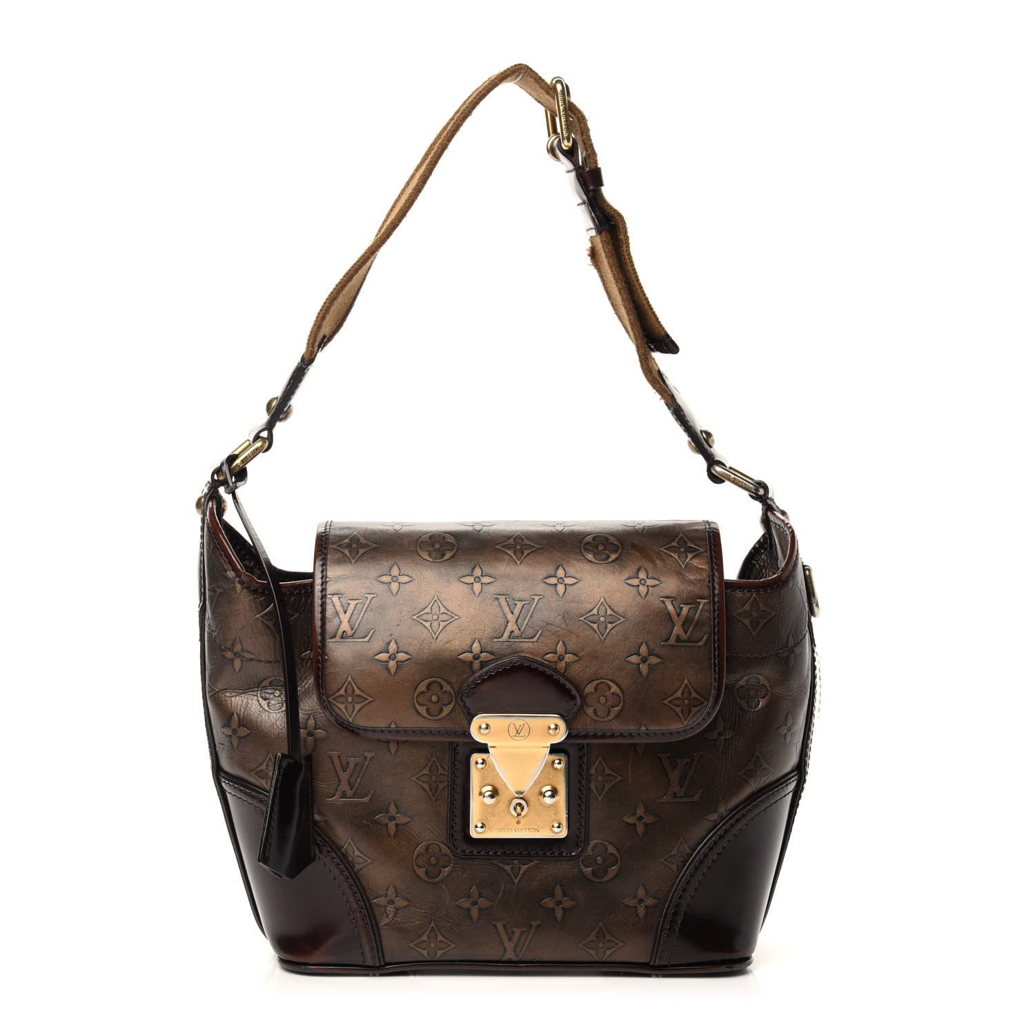 Louis Vuitton Monogram Embossed Sergent PM Bronze 1 of 15