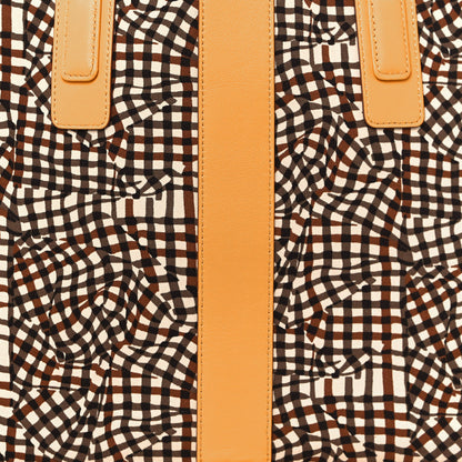 MCM Visetos Medium Liz Reversible Shopper Tote Cognac Yellow 14 of 18