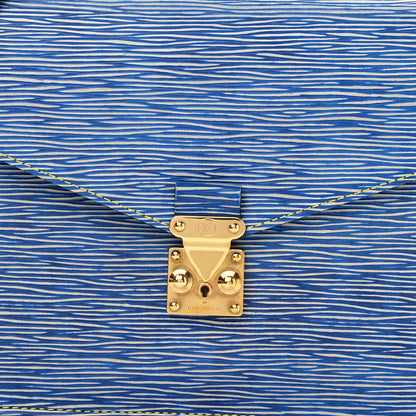 Louis Vuitton Epi Reverse Monogram Pochette Metis Denim Light 7 of 9