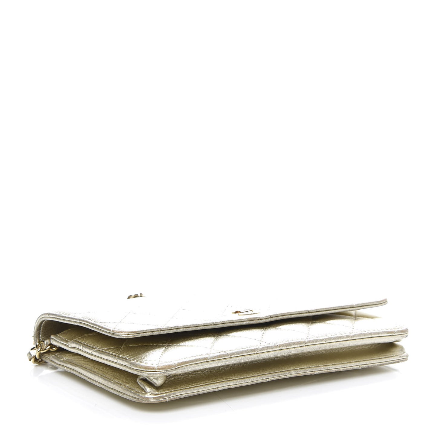 Quilted Wallet On Chain WOC Gold