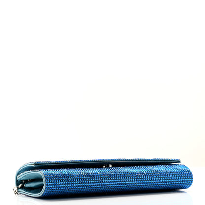 Judith Leiber Swarovski Crystal Fizzy Clutch Blue 4 of 12