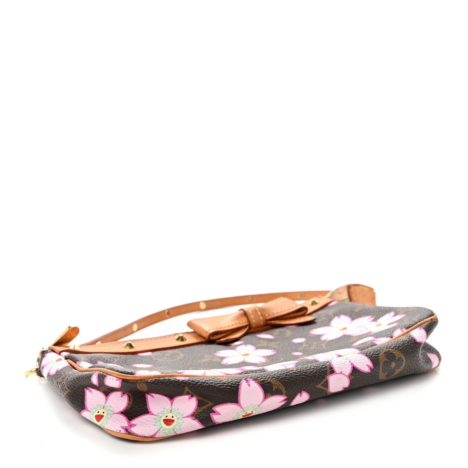 Louis Vuitton Monogram Cherry Blossom Pochette Accessories Brown 4 of 11