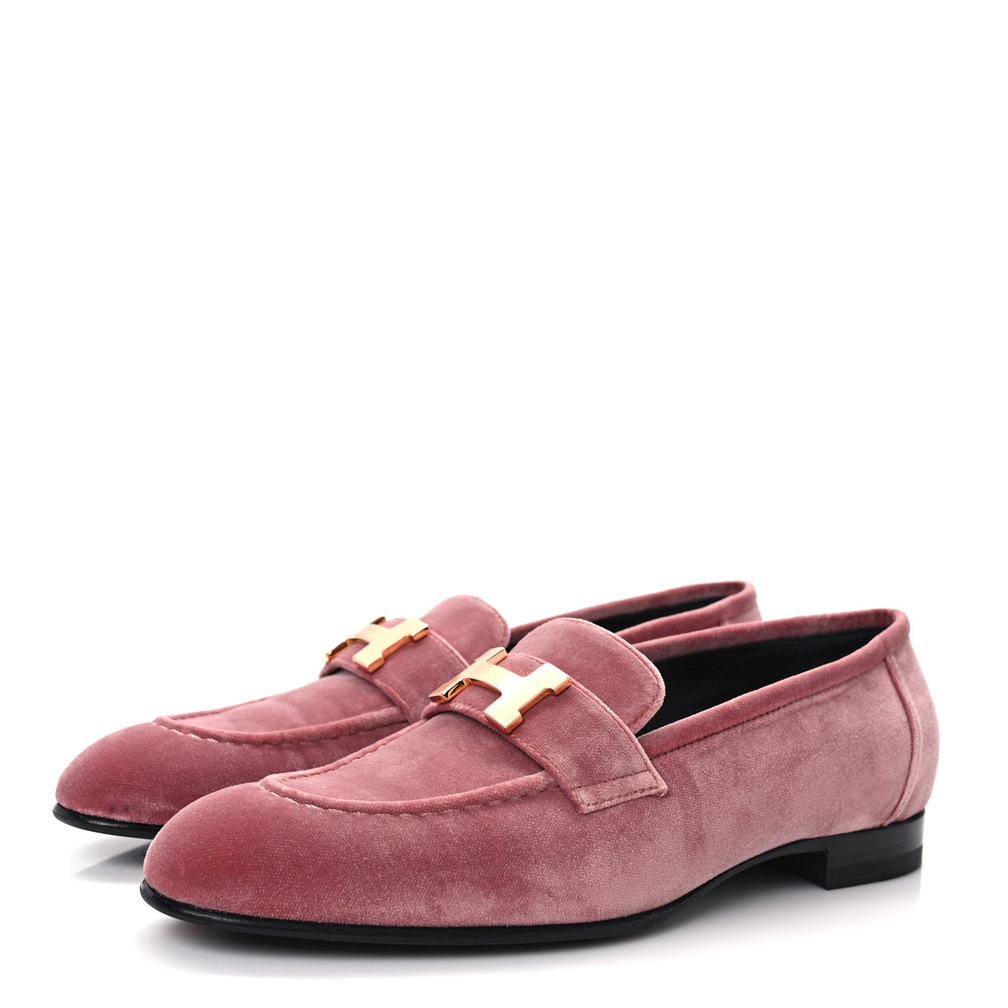 Velvet Womens Paris Loafers 37.5 Bois de Rose