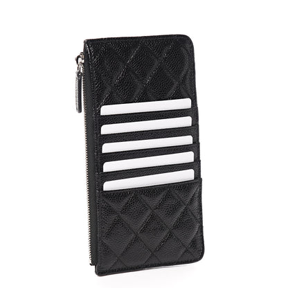 Chanel Caviar Quilted Classic Flat Wallet Pouch So Black 3 of 8