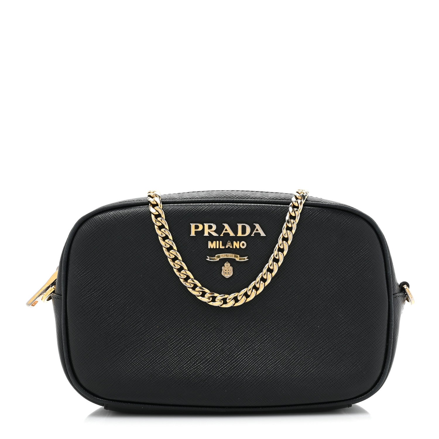 Prada Saffiano Belt Bag Black 1 of 15