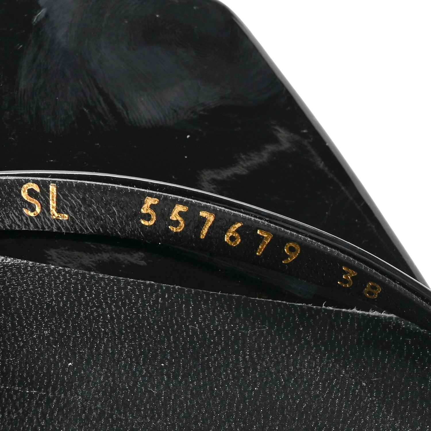 Saint Laurent Patent Calfskin Opyum 85 Sandals 38 Black 8 of 9