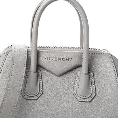 Givenchy Sugar Goatskin Mini Antigona Pearl Grey 15 of 16