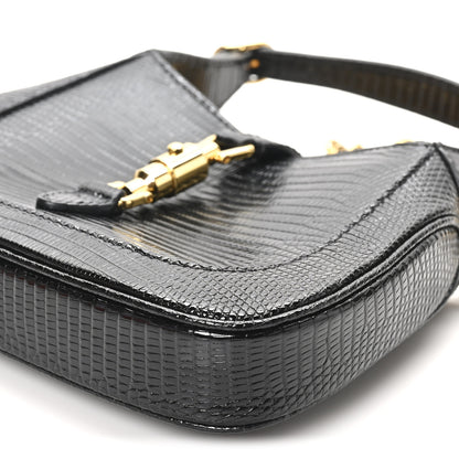 Gucci Lizard Mini Jackie 1961 Black 10 of 11