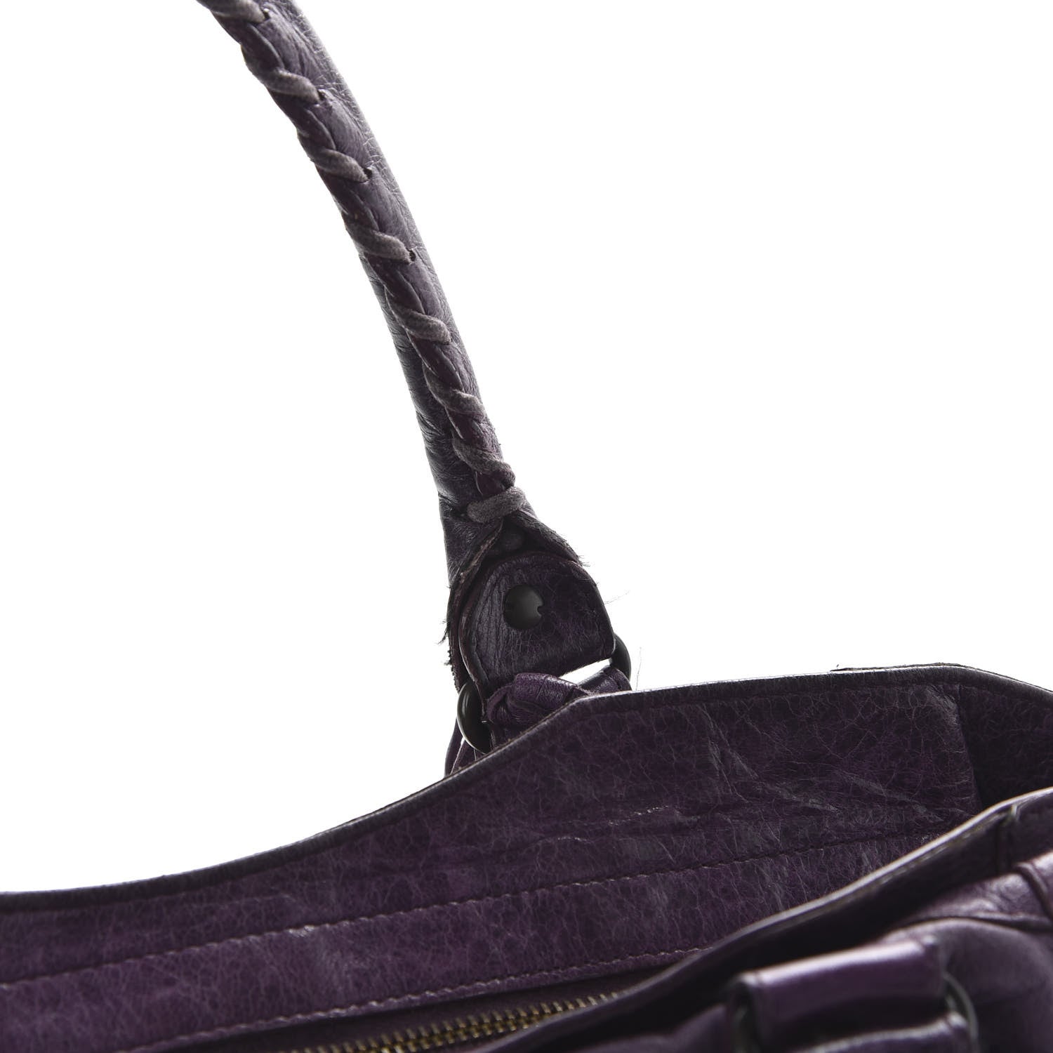 Balenciaga Agneau Classic Hardware Part Time Raisin 11 of 14