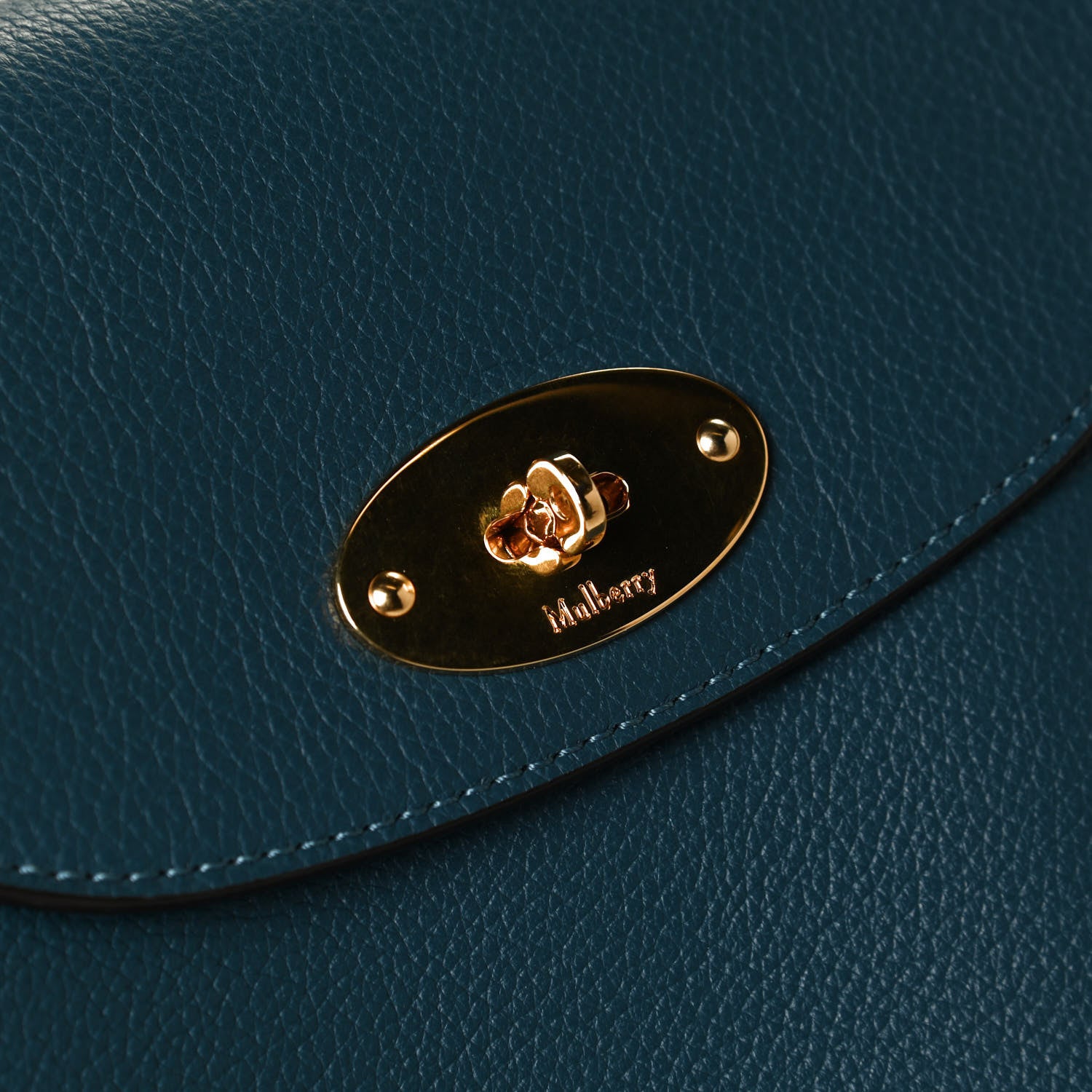Mulberry Classic Grain Calfskin Mini Bayswater Backpack Deep Sea 11 of 12