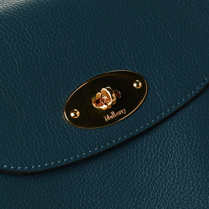 Mulberry Classic Grain Calfskin Mini Bayswater Backpack Deep Sea 11 of 12