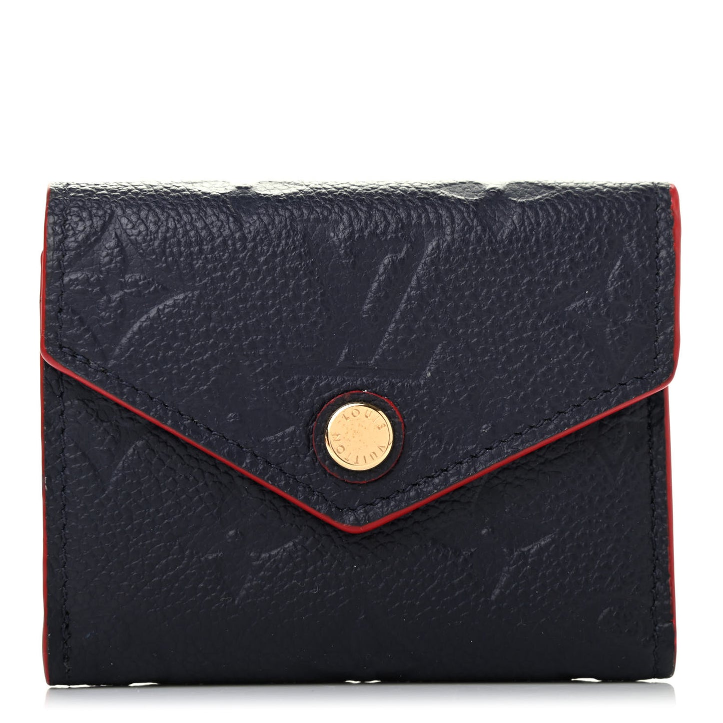 Empreinte Zoe Wallet Marine Rouge
