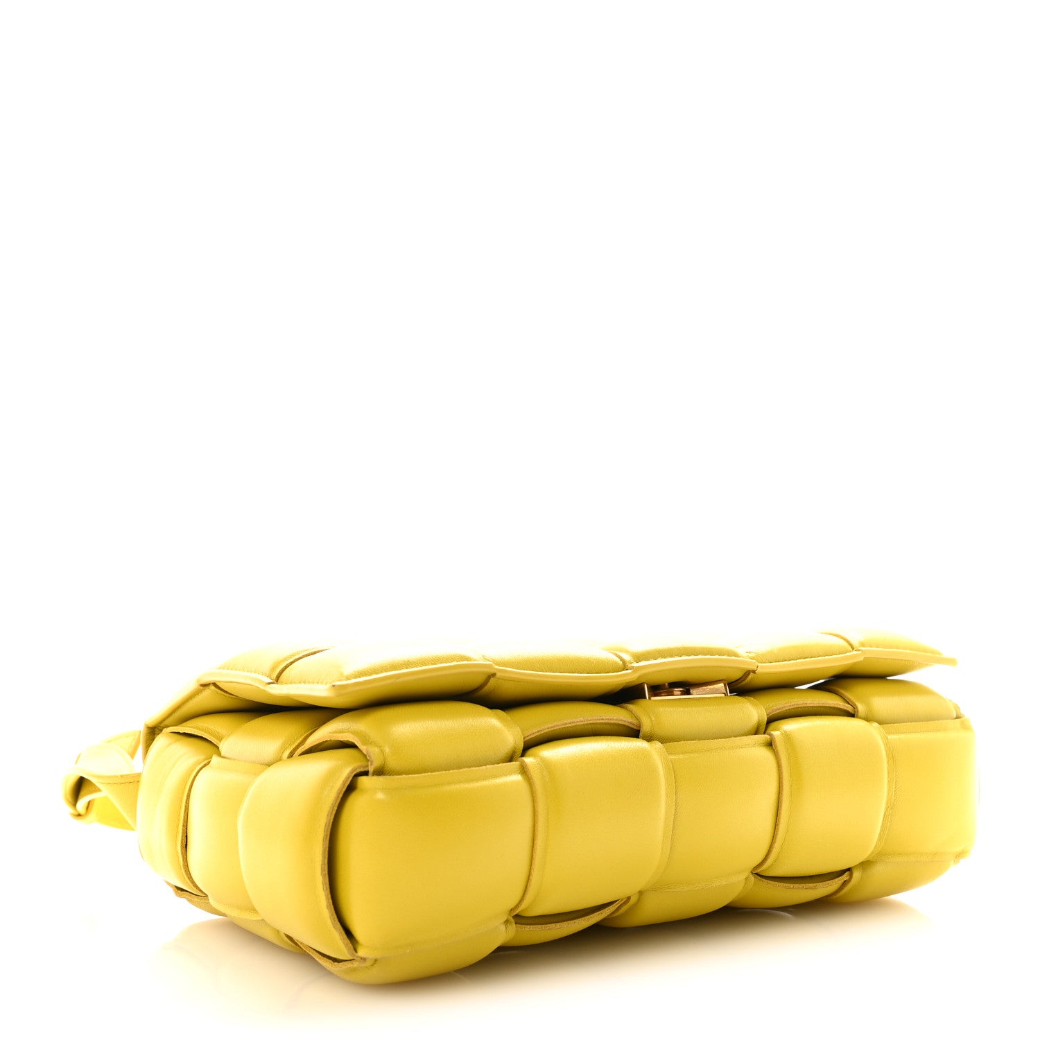 Bottega Veneta Nappa Maxi Intreccio Padded Cassette Crossbody Bag Buttercup 4 of 10