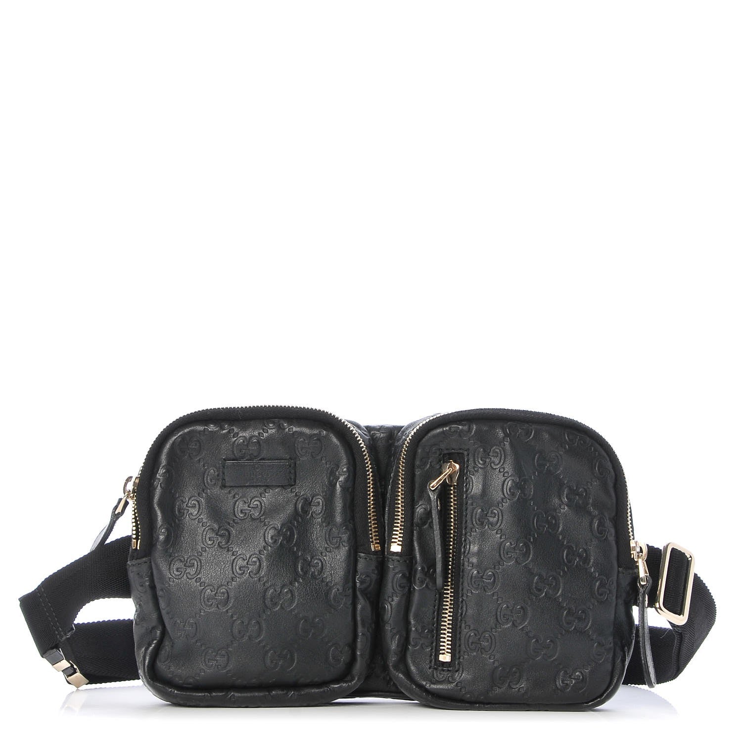 Gucci Guccissima Belt Bag Black 1 of 10
