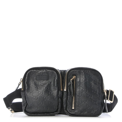 Gucci Guccissima Belt Bag Black 1 of 10