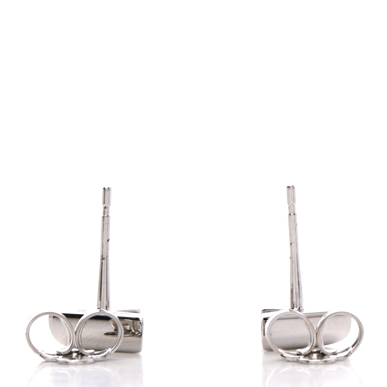 Louis Vuitton Essential V Stud Earrings Silver 3 of 4