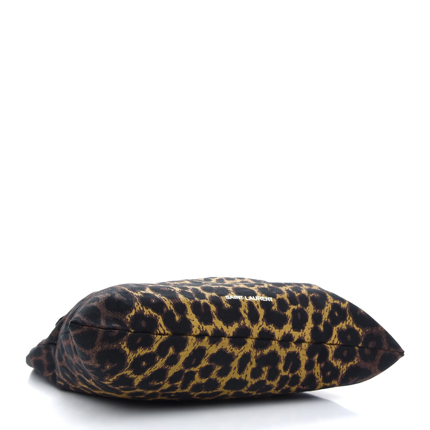 Saint Laurent Canvas Leopard Tote Black 3 of 7