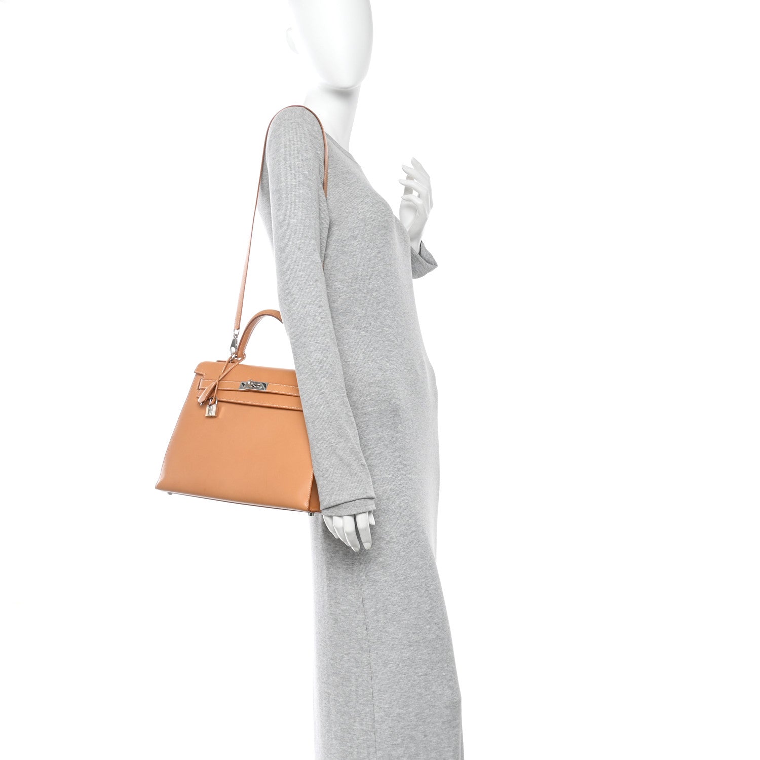 Hermes Chamonix Kelly Sellier 32 Natural 2 of 9