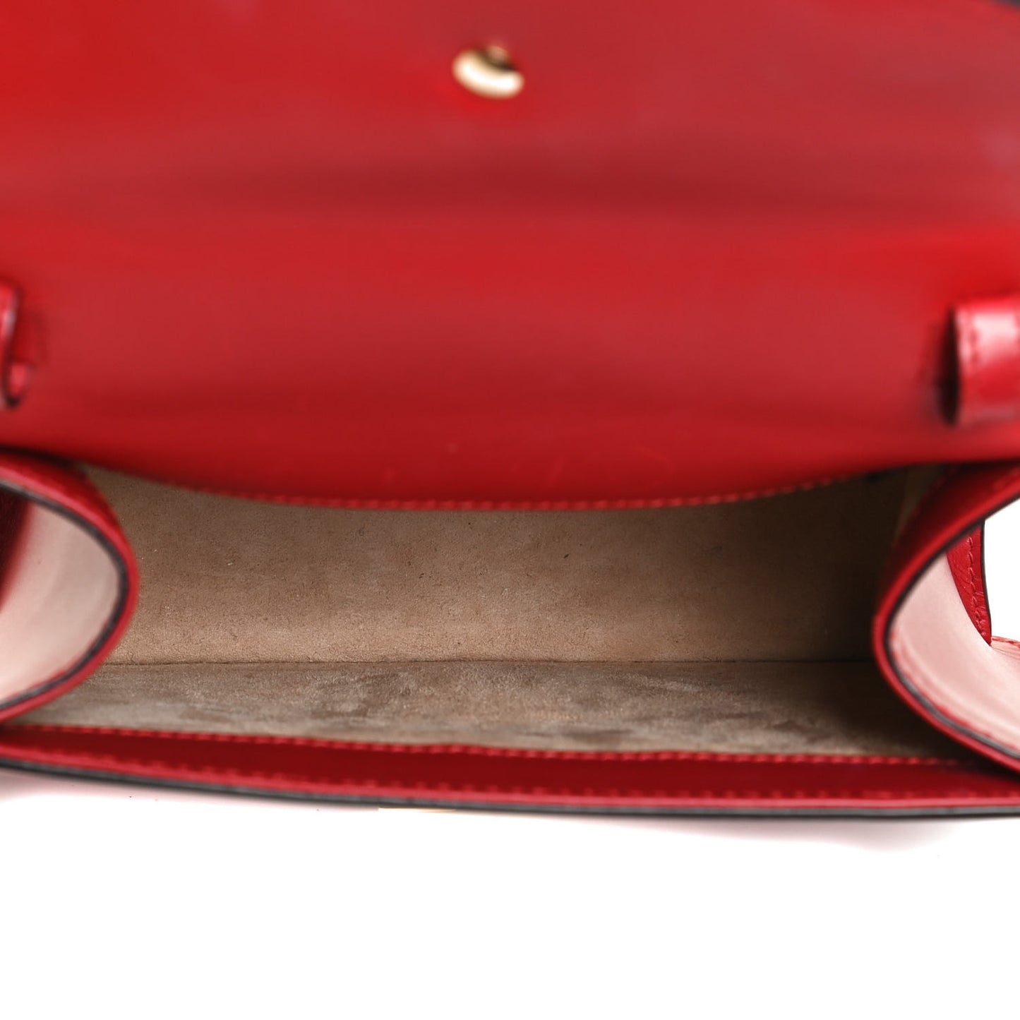 Calfskin Mini Sylvie Top Handle Bag Hibiscus Red