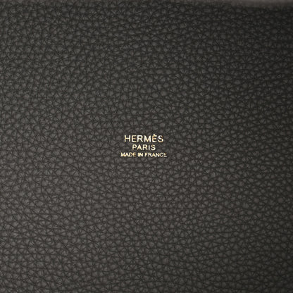 Hermes Taurillon Clemence Picotin Lock 22 MM Gris Meyer 6 of 12
