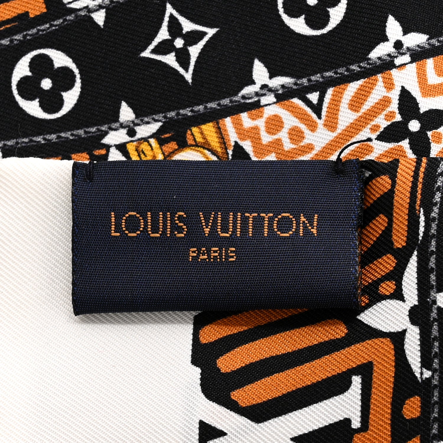Louis Vuitton Silk Monogram Crafty Confidential Bandeau Caramel 4 of 5