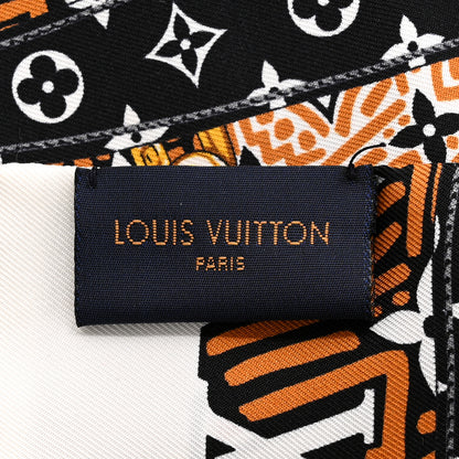 Louis Vuitton Silk Monogram Crafty Confidential Bandeau Caramel 4 of 5