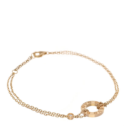 Cartier 18K Yellow Gold Diamond Love Bracelet 1 of 5