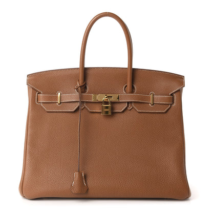 Hermes Togo Birkin 35 Gold 1 of 36