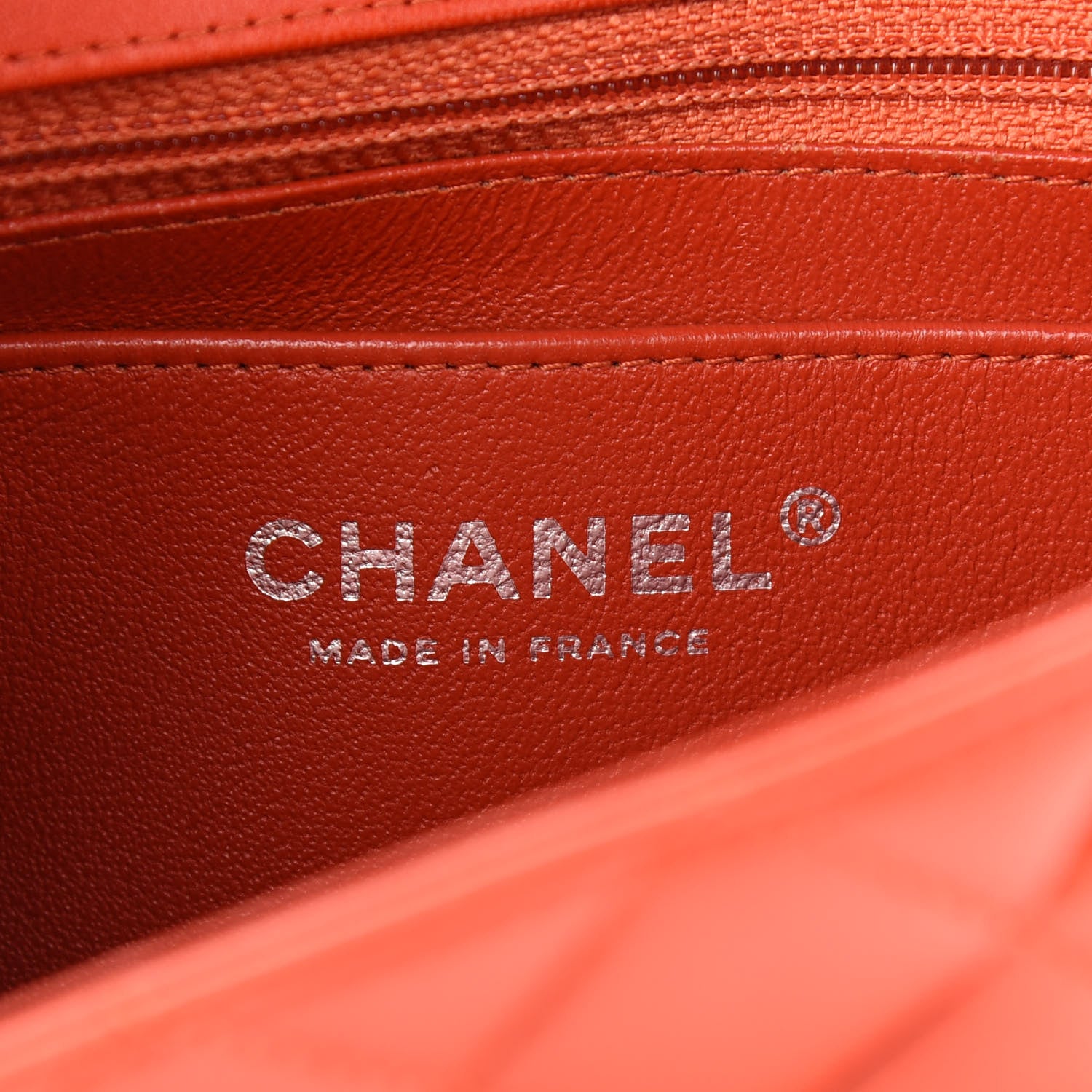 Chanel Lambskin Quilted Mini Rectangular Flap Red 5 of 8
